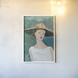 Flea Market Portrait I v2 by Avery Tillmon. shown as a paper print in a white frame. Available as a archival giclee rolled canvas, fine art paper, or poster print. SKU 80745h.