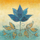 Flowers of Jaipur II Gold by Avery Tillmon. SKU 49446a. Archival Giclee Fine art print for wall decor.