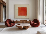 Focal Point by Avery Tillmon. Shown as extra-large giant wall art in a modern living room. Available as an archival giclee rolled canvas, fine art paper, or poster print. SKU 93161a.