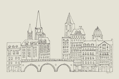 French Script II Neutral by Avery Tillmon. SKU 76261i. Archival Giclee Fine art print for wall decor.