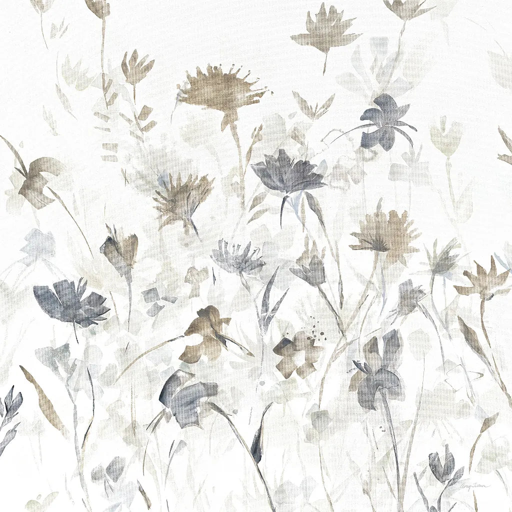 Garden Shadows III on White by Avery Tillmon. SKU 31321a. Archival Giclee Fine art print for wall decor.