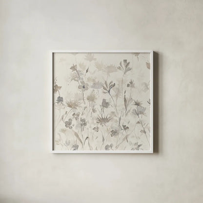 Garden Shadows IV by Avery Tillmon. Shown in a crisp white glass frame for a clean and minimalist style. Available as an archival giclee rolled canvas, fine art paper, or poster print. SKU 29003a.