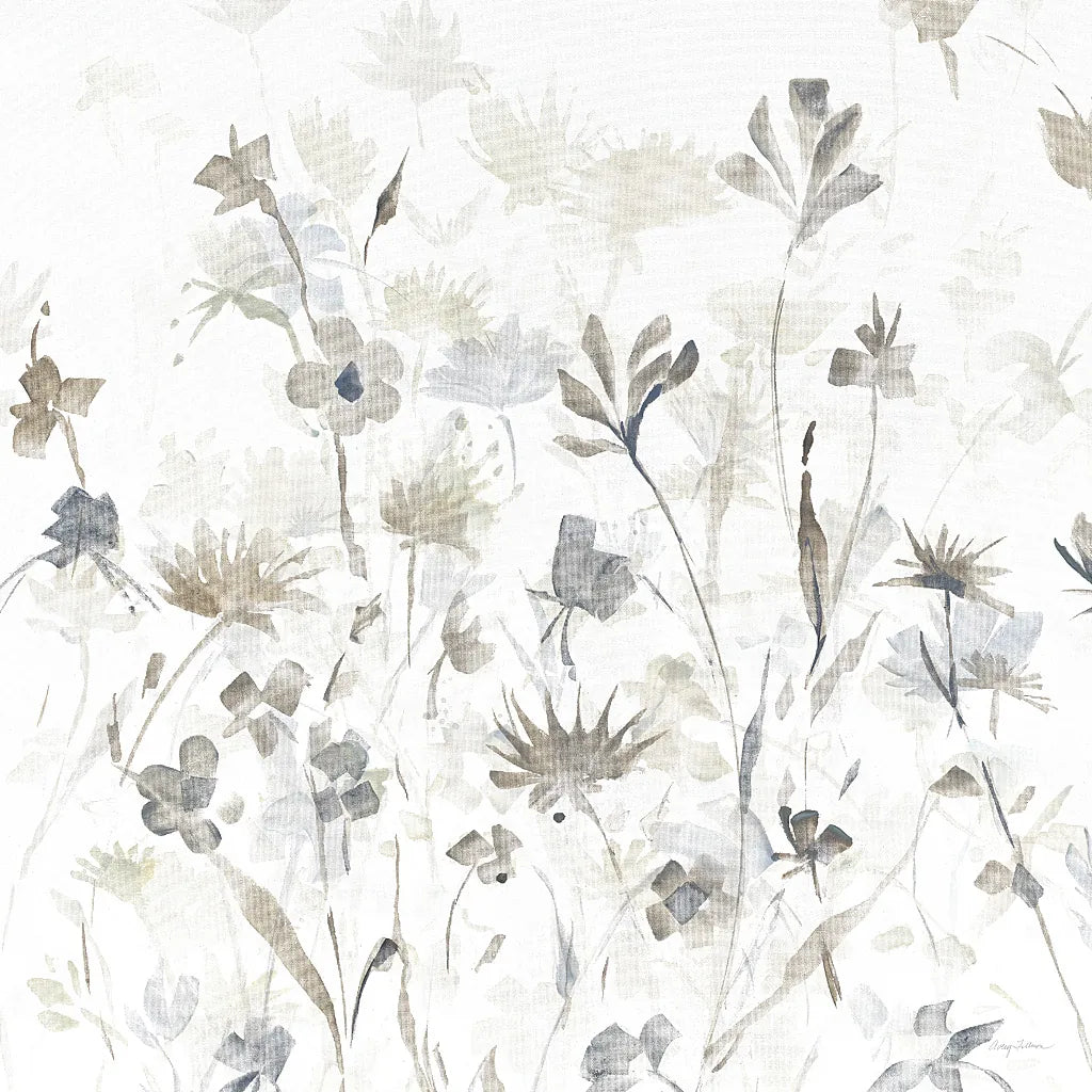 Garden Shadows IV on White by Avery Tillmon. SKU 31322a. Archival Giclee Fine art print for wall decor.