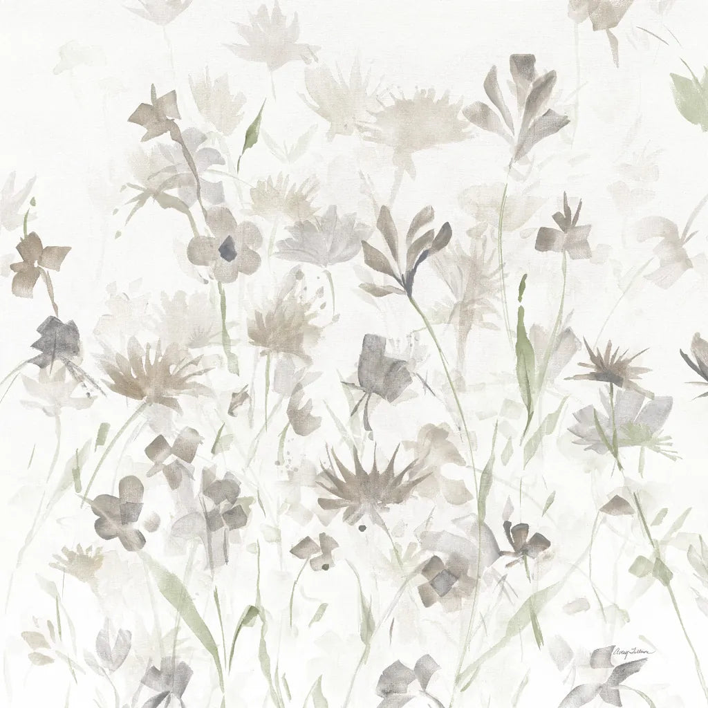 Garden Shadows IV on White v2 by Avery Tillmon. SKU 46984a. Archival Giclee Fine art print for wall decor.