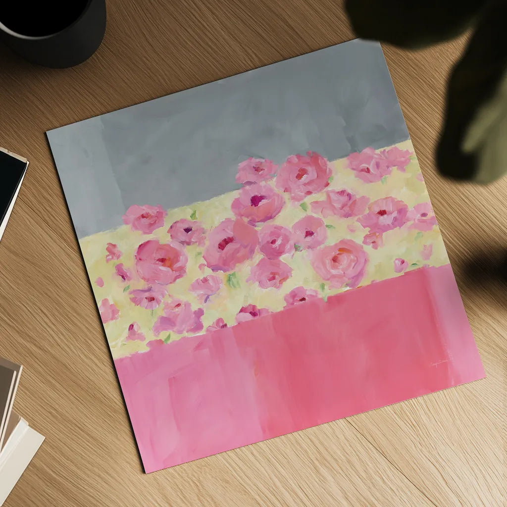 Garden Walk by Avery Tillmon. Shown as a detailed flat fine art print, highlighting archival giclee quality. Available as an archival giclee rolled canvas, fine art paper, or poster print. SKU 36357a.