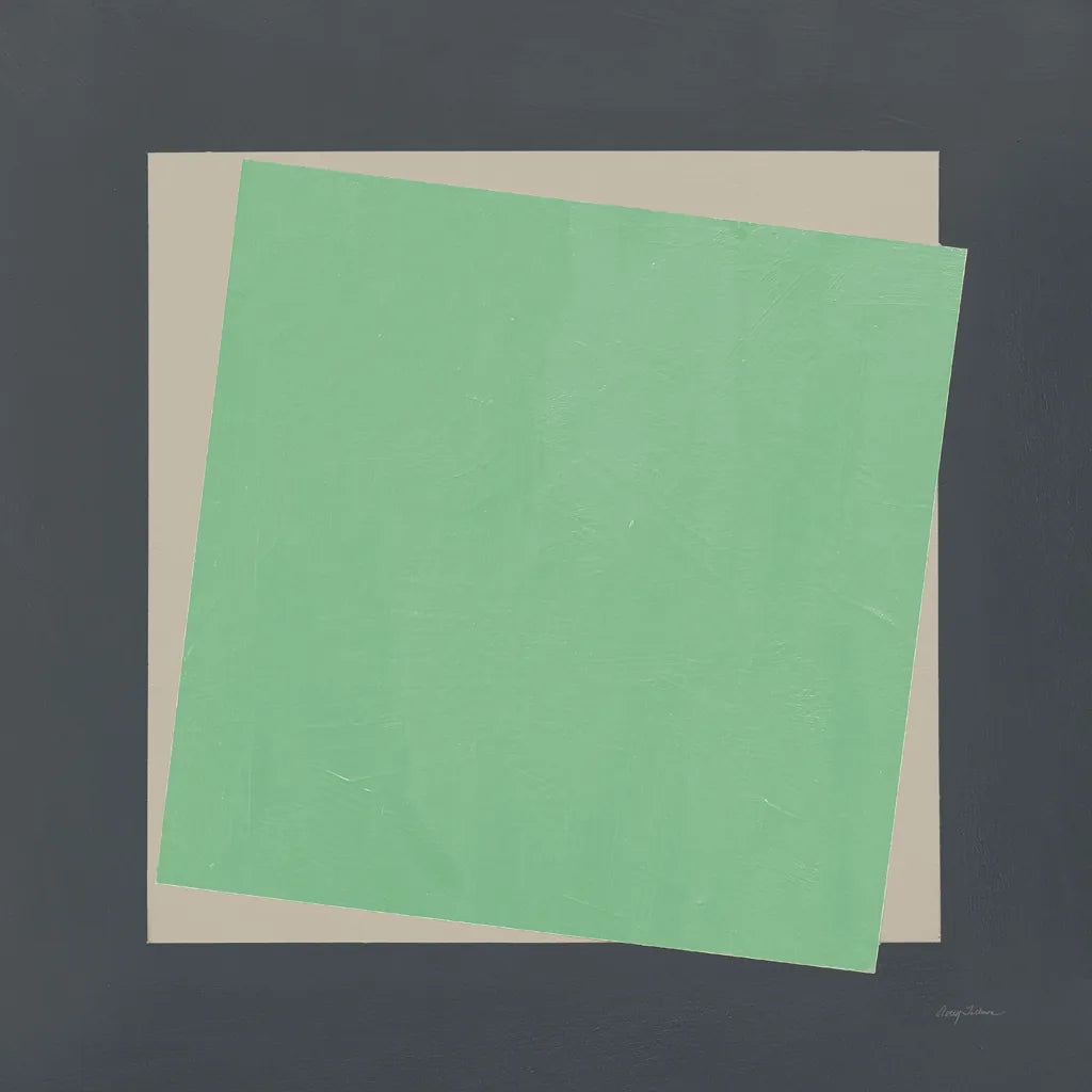 Geo Core Green by Avery Tillmon. SKU 79770a. Archival Giclee Fine art print for wall decor.