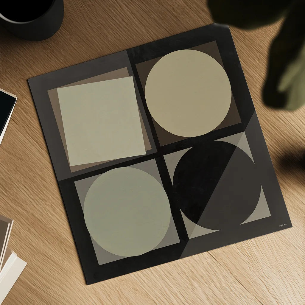 Geo Natural by Avery Tillmon. Shown as a detailed flat fine art print, highlighting archival giclee quality. Available as an archival giclee rolled canvas, fine art paper, or poster print. SKU 30455a.