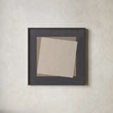 Geo Natural Core by Avery Tillmon. Shown in a sleek black glass frame for a contemporary gallery look. Available as an archival giclee rolled canvas, fine art paper, or poster print. SKU 68393a.