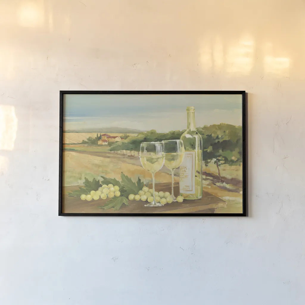 Harvest White by Avery Tillmon. shown as a paper print in a black flame. Available as a archival giclee rolled canvas, fine art paper, or poster print. SKU 49640i.