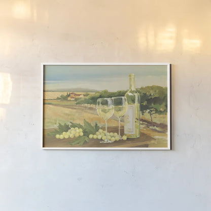 Harvest White by Avery Tillmon. shown as a paper print in a white frame. Available as a archival giclee rolled canvas, fine art paper, or poster print. SKU 49640i.