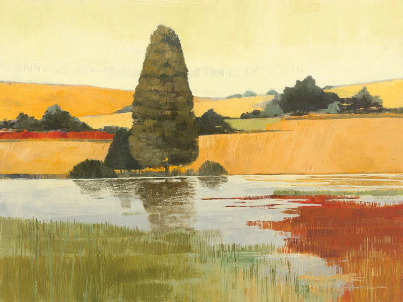 Hills of Gold Yellow Sky by Avery Tillmon