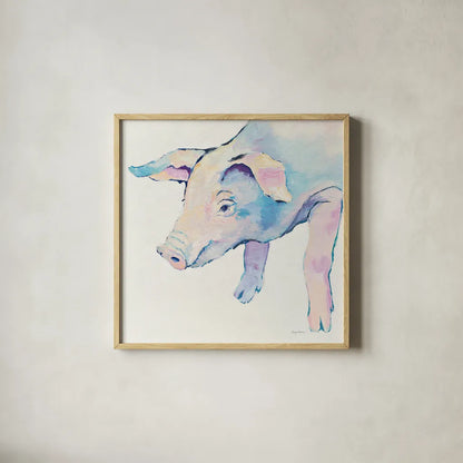 Horatio Crop by Avery Tillmon. Shown in a natural wood glass frame for a timeless modern aesthetic. Available as an archival giclee rolled canvas, fine art paper, or poster print. SKU 23679a.