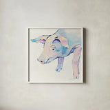 Horatio Crop by Avery Tillmon. Shown in a crisp white glass frame for a clean and minimalist style. Available as an archival giclee rolled canvas, fine art paper, or poster print. SKU 23679a.