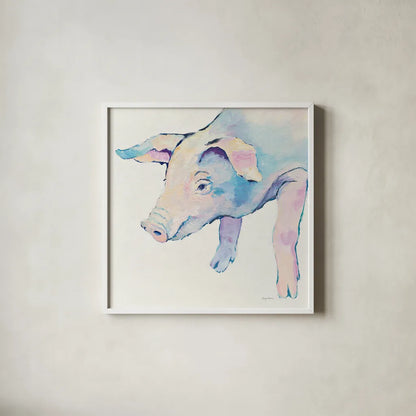 Horatio Crop by Avery Tillmon. Shown in a crisp white glass frame for a clean and minimalist style. Available as an archival giclee rolled canvas, fine art paper, or poster print. SKU 23679a.