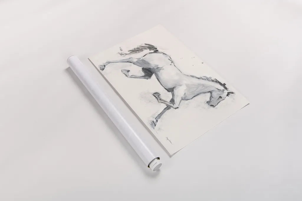 Horse II by Avery Tillmon. shown as a rolled paper print. Available as archival giclee rolled canvas, fine art paper, or poster print. SKU 16532i.