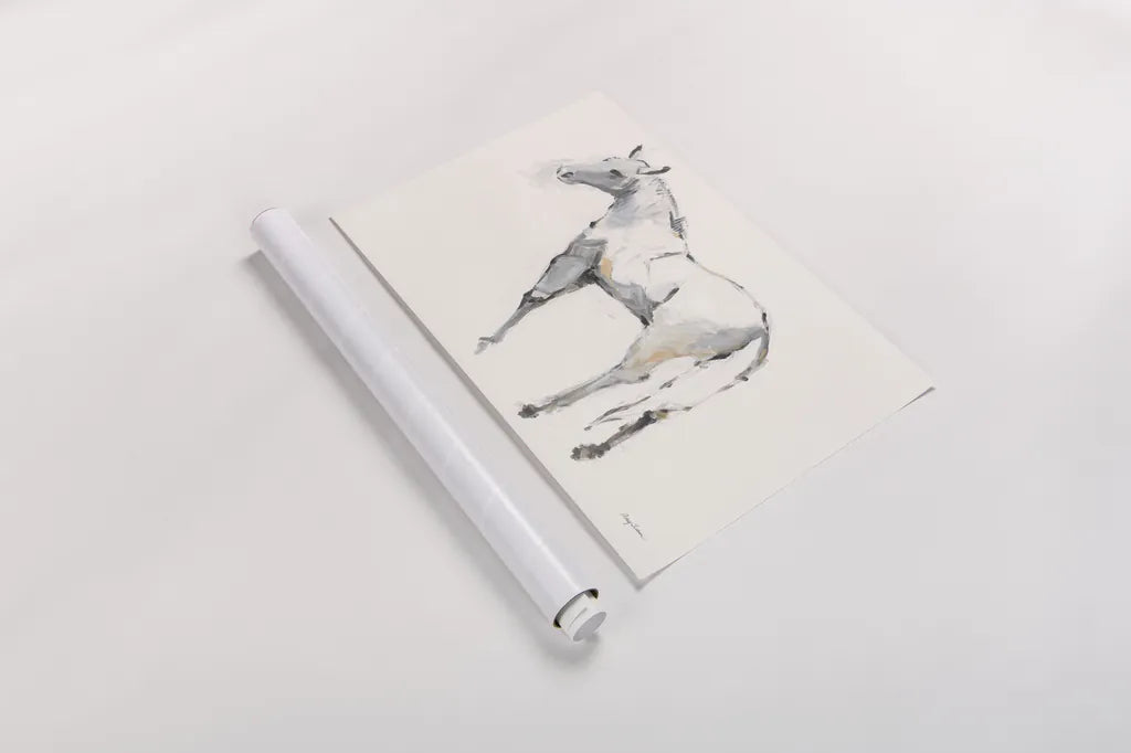 Horse III by Avery Tillmon. shown as a rolled paper print. Available as archival giclee rolled canvas, fine art paper, or poster print. SKU 49691i.