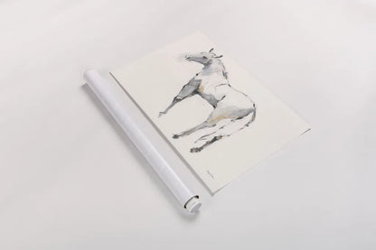 Horse III by Avery Tillmon. shown as a rolled paper print. Available as archival giclee rolled canvas, fine art paper, or poster print. SKU 49691i.