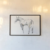 Horse III by Avery Tillmon. shown as a paper print in a black flame. Available as a archival giclee rolled canvas, fine art paper, or poster print. SKU 49691i.