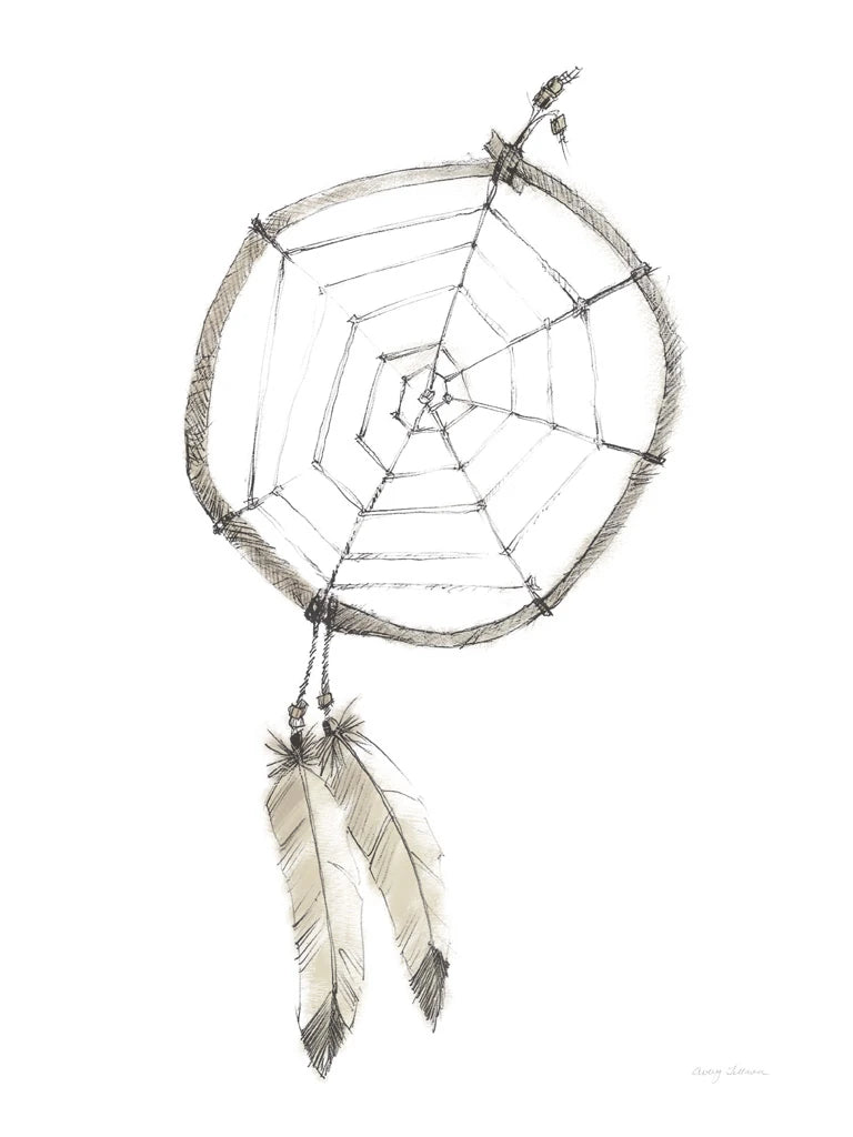 Indian Dream Catcher Neutral Crop by Avery Tillmon
