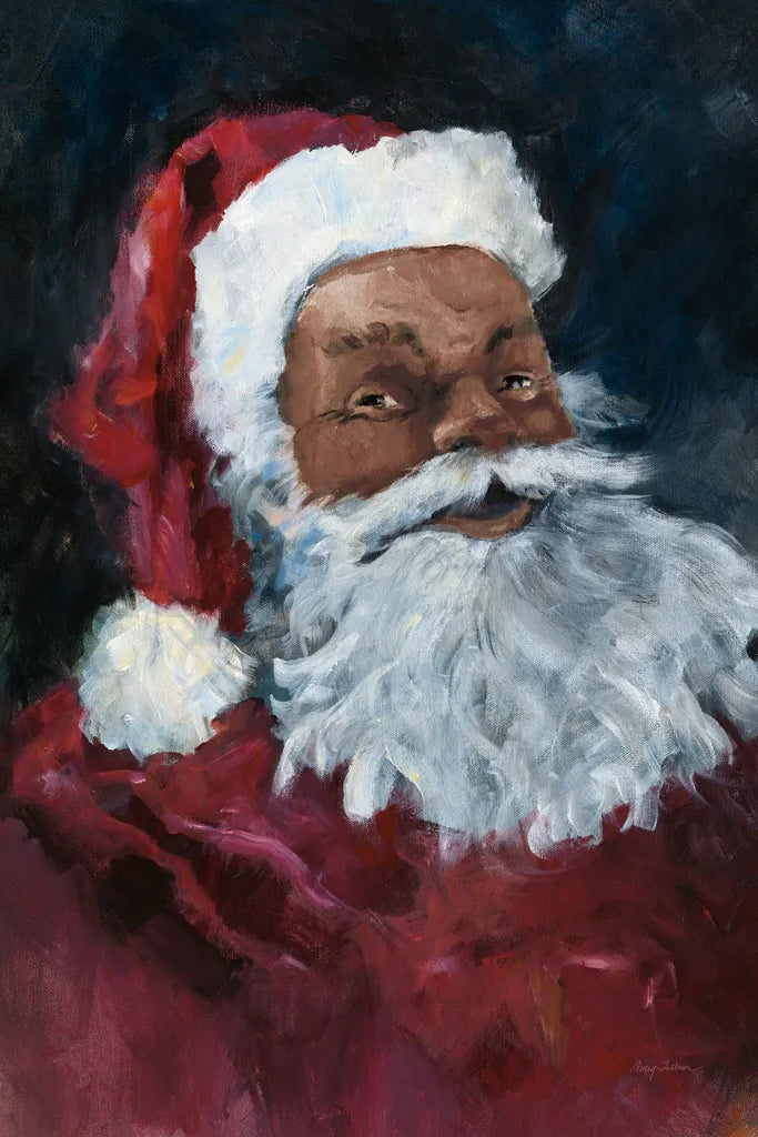 Jolly Santa II Crop by Avery Tillmon. SKU 66453h. Archival Giclee Fine art print for wall decor.