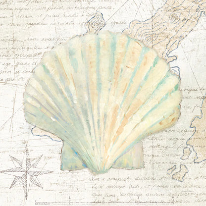 La Mer I Map by Avery Tillmon. SKU 73101a. Archival Giclee Fine art print for wall decor.