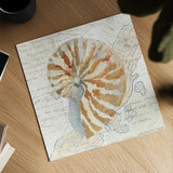 La Mer III Sand Map by Avery Tillmon. Shown as a detailed flat fine art print, highlighting archival giclee quality. Available as an archival giclee rolled canvas, fine art paper, or poster print. SKU 73103a.