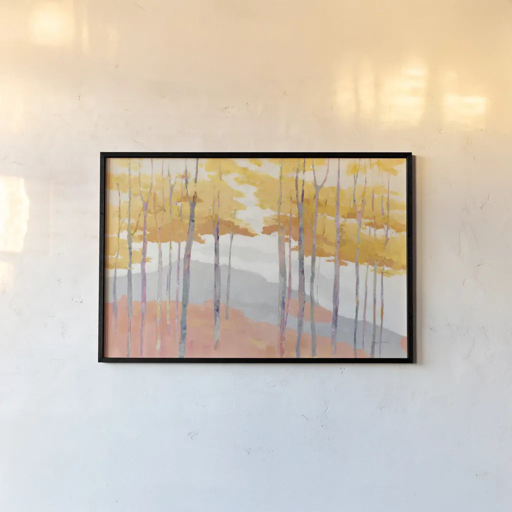 Late Wood by Avery Tillmon. shown as a paper print in a black flame. Available as a archival giclee rolled canvas, fine art paper, or poster print. SKU 37618i.