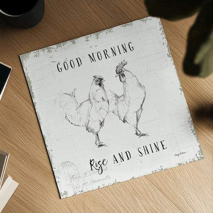 Life at Home I by Avery Tillmon. Shown as a detailed flat fine art print, highlighting archival giclee quality. Available as an archival giclee rolled canvas, fine art paper, or poster print. SKU 36970a.