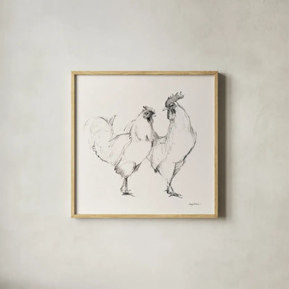 Life at Home I Vintage Cream by Avery Tillmon. Shown in a natural wood glass frame for a timeless modern aesthetic. Available as an archival giclee rolled canvas, fine art paper, or poster print. SKU 57428a.