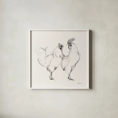 Life at Home I Vintage Cream by Avery Tillmon. Shown in a crisp white glass frame for a clean and minimalist style. Available as an archival giclee rolled canvas, fine art paper, or poster print. SKU 57428a.