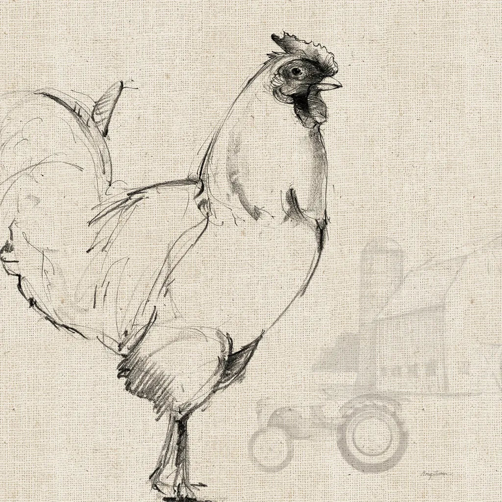 Life at Home I on Burlap by Avery Tillmon. SKU 101485a. Archival Giclee Fine art print for wall decor.