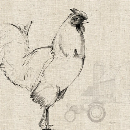 Life at Home I on Burlap by Avery Tillmon. SKU 101485a. Archival Giclee Fine art print for wall decor.