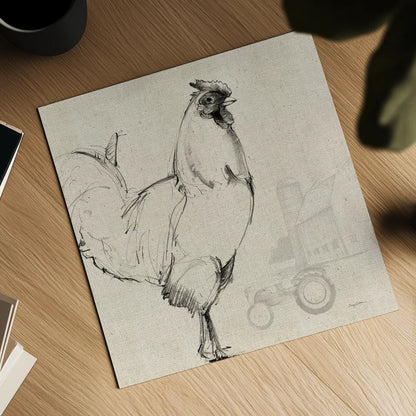 Life at Home I on Burlap by Avery Tillmon. Shown as a detailed flat fine art print, highlighting archival giclee quality. Available as an archival giclee rolled canvas, fine art paper, or poster print. SKU 101485a.