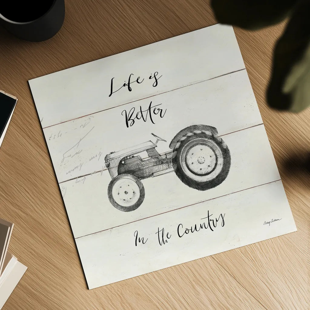 Life at Home II Shiplap by Avery Tillmon. Shown as a detailed flat fine art print, highlighting archival giclee quality. Available as an archival giclee rolled canvas, fine art paper, or poster print. SKU 48919a.