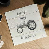 Life at Home II Shiplap by Avery Tillmon. Shown as a detailed flat fine art print, highlighting archival giclee quality. Available as an archival giclee rolled canvas, fine art paper, or poster print. SKU 48919a.