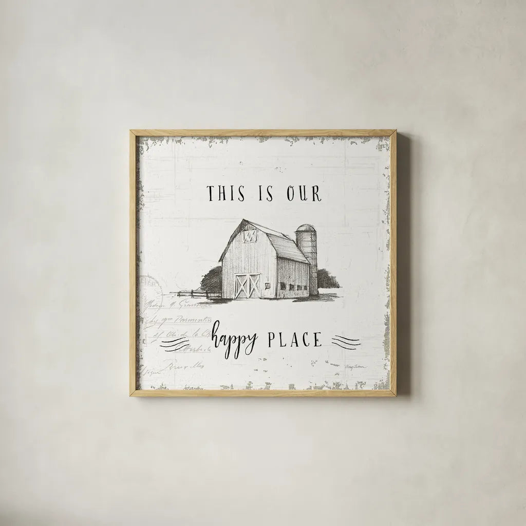 Life at Home IV by Avery Tillmon. Shown in a natural wood glass frame for a timeless modern aesthetic. Available as an archival giclee rolled canvas, fine art paper, or poster print. SKU 36973a.