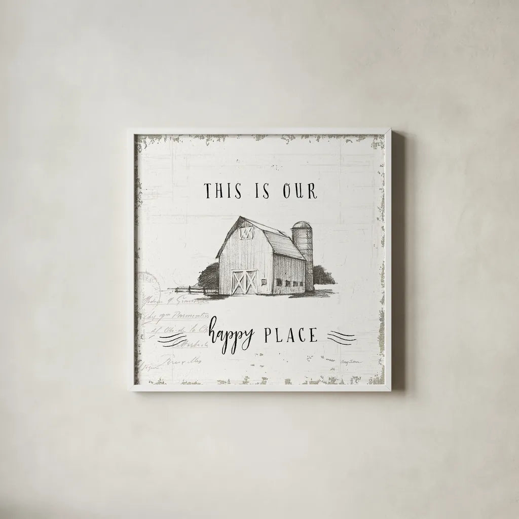 Life at Home IV by Avery Tillmon. Shown in a crisp white glass frame for a clean and minimalist style. Available as an archival giclee rolled canvas, fine art paper, or poster print. SKU 36973a.