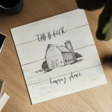 Life at Home IV Shiplap by Avery Tillmon. Shown as a detailed flat fine art print, highlighting archival giclee quality. Available as an archival giclee rolled canvas, fine art paper, or poster print. SKU 48921a.