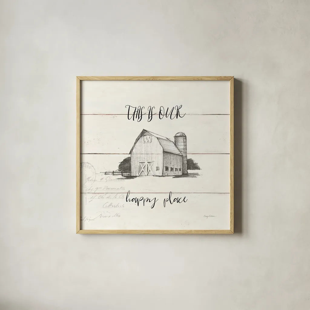 Life at Home IV Shiplap by Avery Tillmon. Shown in a natural wood glass frame for a timeless modern aesthetic. Available as an archival giclee rolled canvas, fine art paper, or poster print. SKU 48921a.