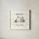 Life at Home IV Shiplap by Avery Tillmon. Shown in a crisp white glass frame for a clean and minimalist style. Available as an archival giclee rolled canvas, fine art paper, or poster print. SKU 48921a.