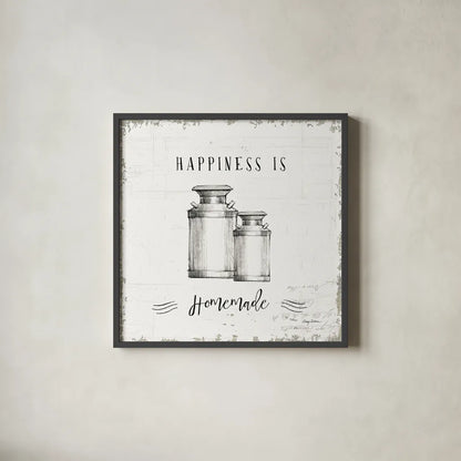 Life at Home V by Avery Tillmon. Shown in a sleek black glass frame for a contemporary gallery look. Available as an archival giclee rolled canvas, fine art paper, or poster print. SKU 36974a.