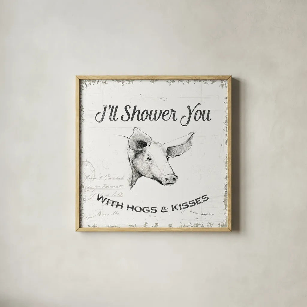 Life at Home VII by Avery Tillmon. Shown in a natural wood glass frame for a timeless modern aesthetic. Available as an archival giclee rolled canvas, fine art paper, or poster print. SKU 36976a.