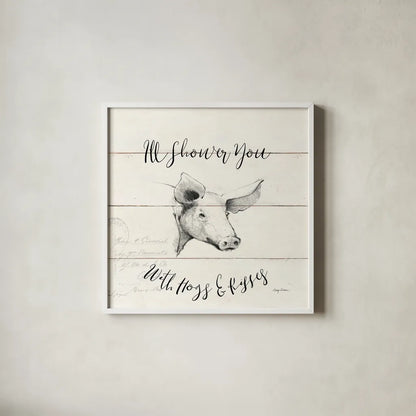 Life at Home VII Shiplap by Avery Tillmon. Shown in a crisp white glass frame for a clean and minimalist style. Available as an archival giclee rolled canvas, fine art paper, or poster print. SKU 48924a.