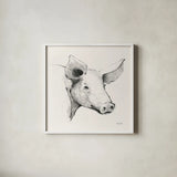 Life at Home VII Vintage Cream by Avery Tillmon. Shown in a crisp white glass frame for a clean and minimalist style. Available as an archival giclee rolled canvas, fine art paper, or poster print. SKU 57430a.