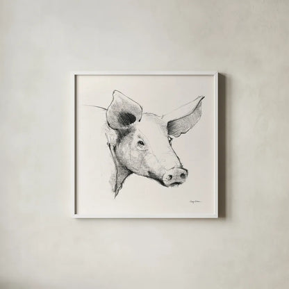 Life at Home VII Vintage Cream by Avery Tillmon. Shown in a crisp white glass frame for a clean and minimalist style. Available as an archival giclee rolled canvas, fine art paper, or poster print. SKU 57430a.