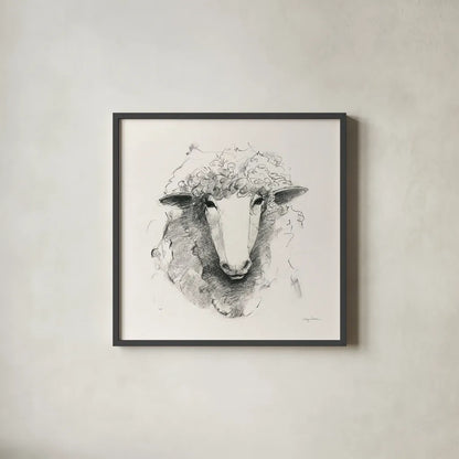 Life at Home VIII Vintage Cream by Avery Tillmon. Shown in a sleek black glass frame for a contemporary gallery look. Available as an archival giclee rolled canvas, fine art paper, or poster print. SKU 57431a.