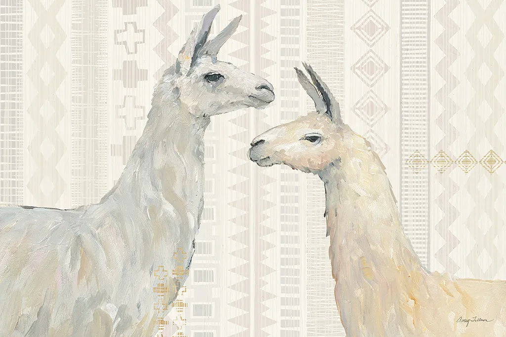 Llama Land I by Avery Tillmon. SKU 42267i. Archival Giclee Fine art print for wall decor.