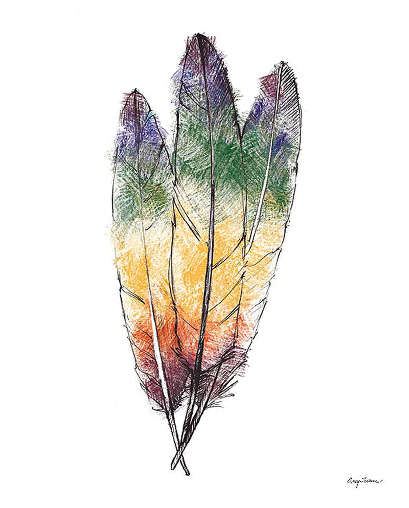 Longhorn Feather I by Avery Tillmon