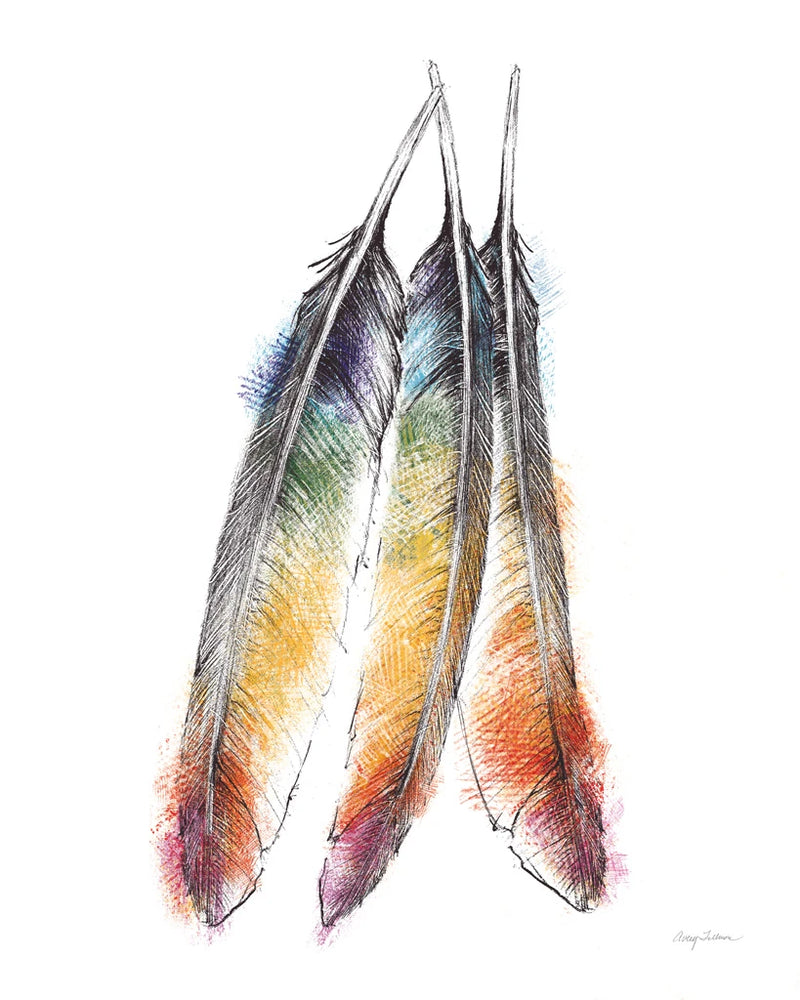 Longhorn Feather V by Avery Tillmon