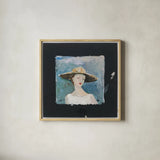 Missy by Avery Tillmon. Shown in a natural wood glass frame for a timeless modern aesthetic. Available as an archival giclee rolled canvas, fine art paper, or poster print. SKU 49638a.